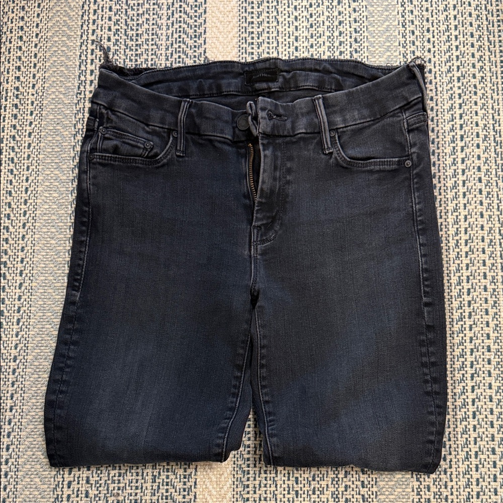 MOTHER Women's black Skinny Leg Jeans